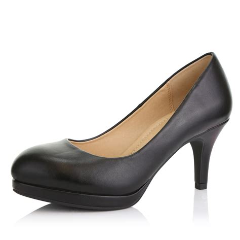 low heel women's black dress shoes|lower heel leather dress pumps.